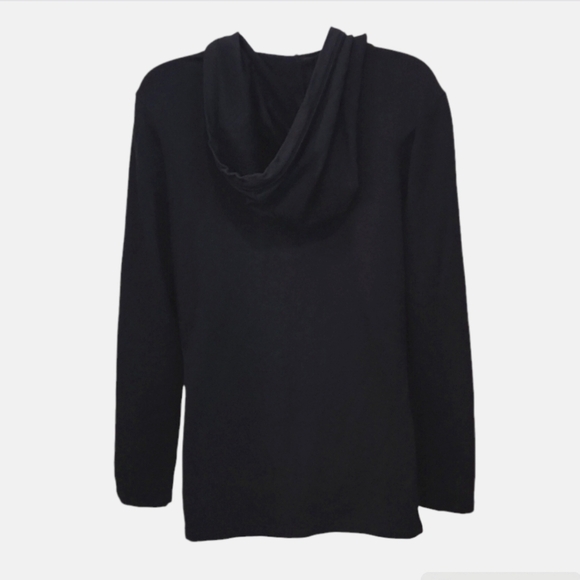 Talbots Gold Button Detail Hoodie - Picture 5 of 8